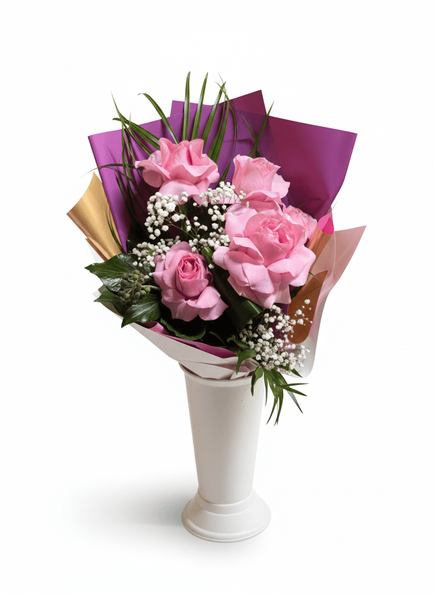 Buchet de cununie în nuanțe vii